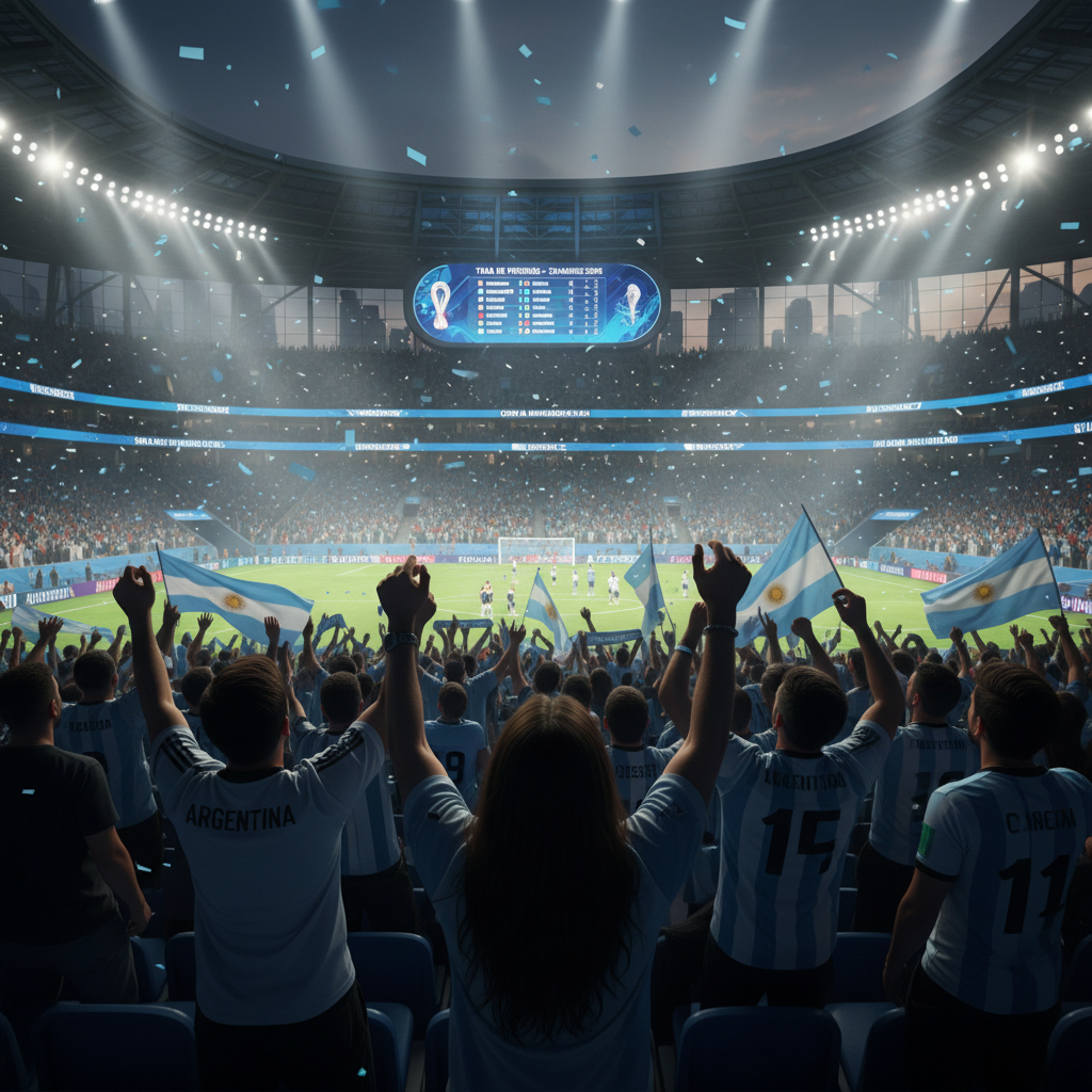 Jugadores en acción en cancha por la tabla de clasificación a la copa del mundo 2026